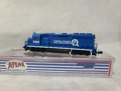 Atlas N DCC Ready GP40-2 Conrail Quality 3403 New Tested Diesel Locomotive  - Image 1 of 4