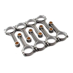 I Beam 6.135" 2.200" .990" Bronze Bush 5140 Connecting Rods Suits: Chevy BBC 454 - Afbeelding 1 van 3