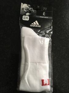 Adidas Blanco y Rojo Liverpool Equipo Calcetín Talla 2 Zapato 4.5-6 Individual o Equipo - Imagen 1 de 2
