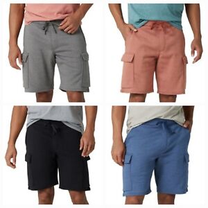 Wrangler Men's Pick Color 9.5'' Unlimited Comfort Flex Knit Cargo Shorts: S-2XL