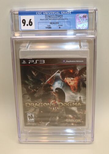 2012 Sony PlayStation 3 PS3 Dragon's Dogma Black Label CGC 9.6 A+ Sealed New