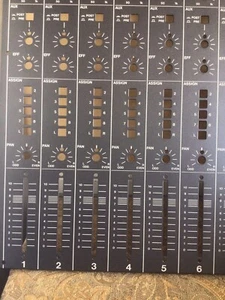 Tascam 388 Reel to Reel 1/4” Tape Studio 8-channel AUDIO CONTROL TOP PANEL. - Picture 1 of 5