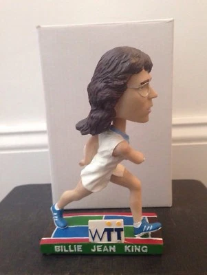 Bobblehead de tenis Billie Jean King SGA Foto 1 de 4
