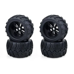 Juego de ruedas y neumáticos Monster Truck 1/8 neumáticos para HPI Traxxas E-MAXX MGT con buje de 17 mm - Imagen 1 de 7