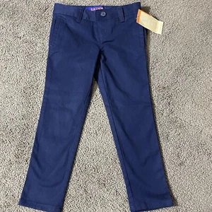 FRENCH TOAST-OFFICIAL SCHOOL WEAR BOYS/Girls BLUE PANTS  -  SIZE 5 Skinny - Picture 1 of 10