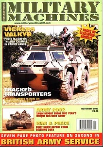 MILITARY MACHINES INTL NOV 02 RUSSIAN DT SERIES TRACKED TRANSPORTERS_BRITISH ARM - Picture 1 of 3