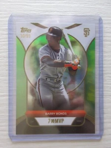 2025-1993 Topps Green Chrome Welcome To The Club MLB "3X-MVP" Barry Bonds 50/99 - Picture 1 of 5