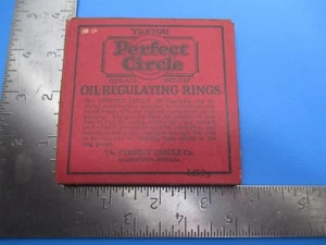 Antiguo anillo de pistón regulador de aceite círculo perfecto excelentes cajas publicitarias VS27B1 - Imagen 1 de 2