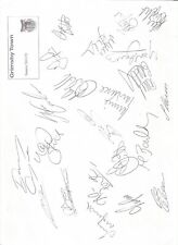 2001/02 GRIMSBY TOWN FC original autographs