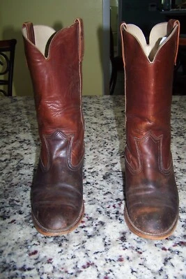 @ Dexter Hombres De Colección Cuero Marrón Pull On W736-2 740233 Botas Occidentales Talla 9.5 M EE. UU. Foto 1 de 4