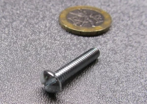 Round Head Zinc Steel Slotted Machine Screw 8-32 x 7/8" Length 200 Pcs - Picture 1 of 7