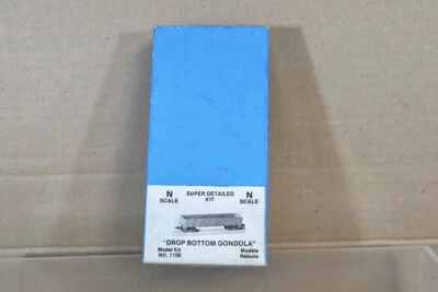 DIMI TRAINS 1106 N GAUGE DROP BOTTOM GONDOLA CAR WAGON SUPER DETAILED KIT nz - Image 1 of 4