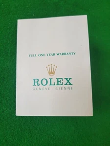 ROLEX VINTAGE GARANTIE PAPER 1983 OPEN BLANK - Picture 1 of 3