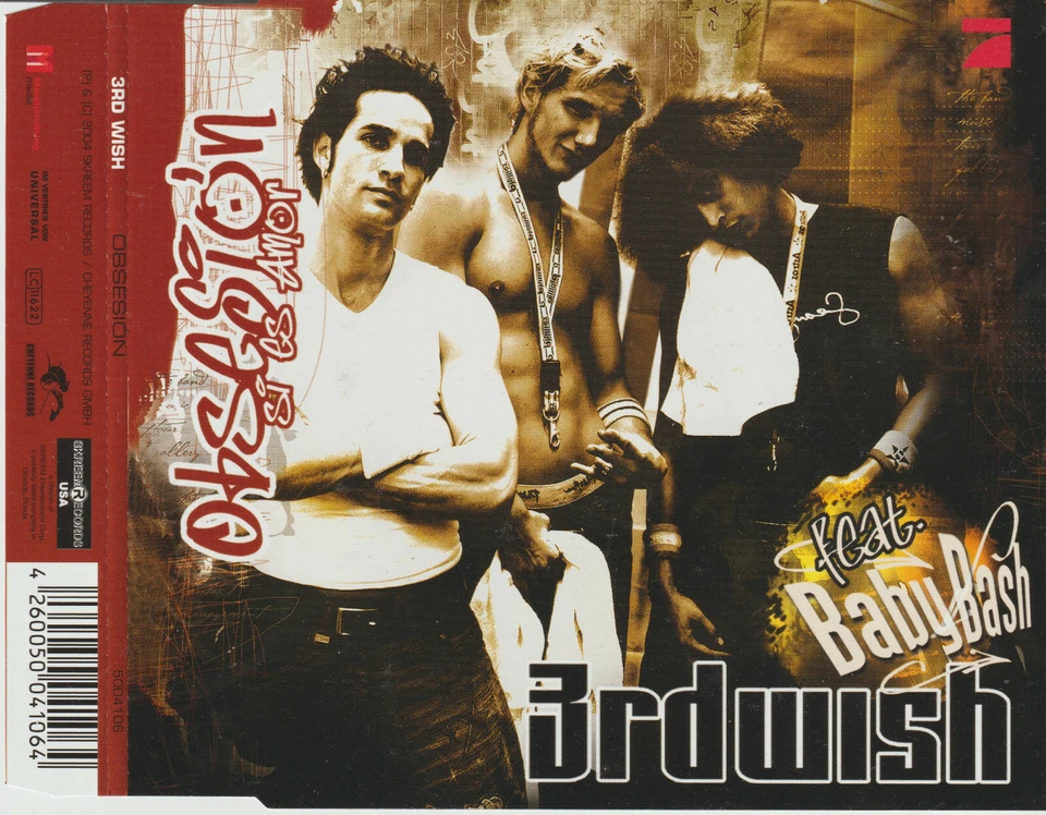 3rd Wish feat. Baby Bash - Obsesión (si es Amor) (4 Track Maxi-CD 2004) + Video - Bild 1 von 2