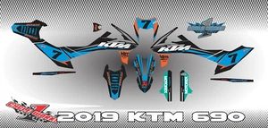 Graphics for SMC-R SMC 690 SUPERMOTO 2019 - 2023 Decal KIT SM1 - Picture 1 of 1