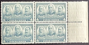US 1936-37 Scott #793 Block of 4 MNH OG Navy Issue Sampson, Schley & Dewey 4c - Picture 1 of 2