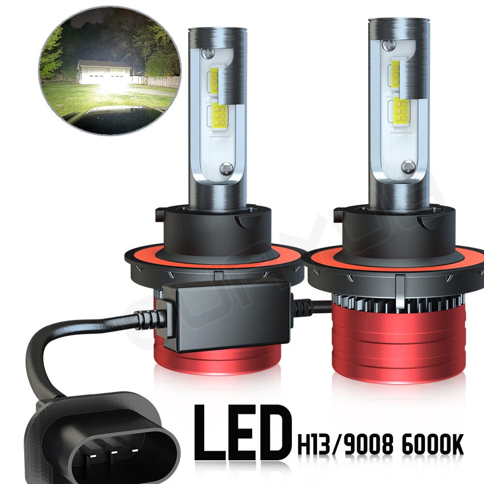 Para Ford E-350 Super Duty Van 3 puertas 2008-2019 - 2X H13 faros bombillas altas bajas Foto 1 de 1