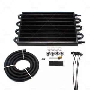 8 Row Remote Transmission Oil Cooler Radiator Converter Kits Manual To Automatic - Picture 1 of 10