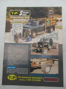 TIP SANDBLAST EQUIPMENT 1993 CATALOG HF-8 4-93 PROFESSIONAL TRUCK ACCESSORIES - Picture 1 of 2