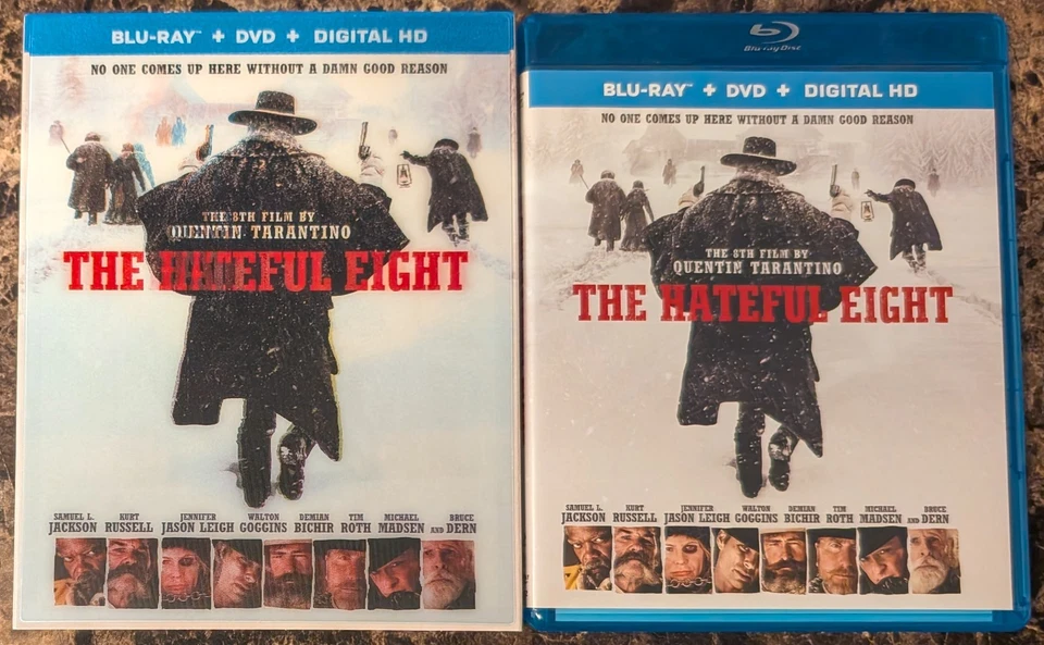 The Hateful 8 Eight Blu-ray DVD 3-Disc Set Target Exclusive Lenticular Slipcover - Image 1 of 1