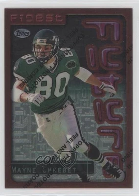 1996 Topps Finest Wayne Chrebet #76 - Image 1 of 2