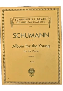 Vtg 1921 Schumann Op.68 Album For The Young Piano Sheet Music Book Schirmer's 91 - Bild 1 von 5