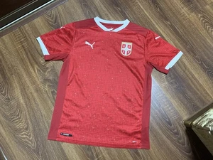 Puma Serbien 2020/21 Nationalmannschaft Home Fußball Shirt Fußball Trikot Größe M - Bild 1 von 11