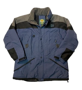 Cabela's Dry Plus Giacca Uomo XL Blu Parka Isolato Impermeabile con Cappuccio - Foto 1 di 5