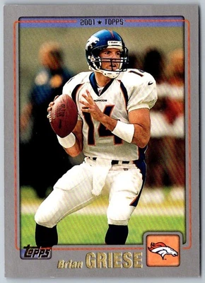 2001 Topps Brian Griese #246 Denver Broncos Football Card - Image 1 of 2