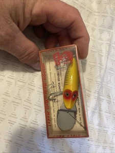 Heddon River Runt Spook Sinker Go-Deeper Scoop Lip Nice Original Box NOS WOW - Bild 1 von 15