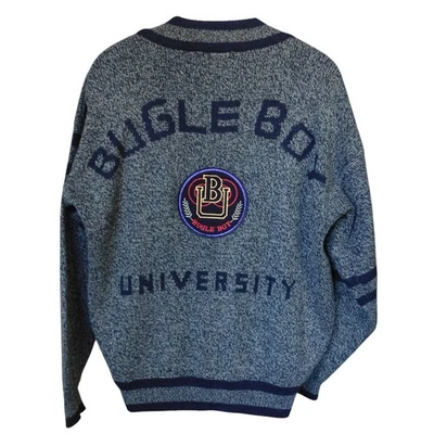 Vintage Bugle Boy University Oversized Cardigan Sweater, Small, 80s, Grandpacore - Image 1 of 4