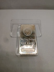 Highland Mint 10 Feinunzen .999 Feinsilber Barren Morgan Dollar Design - Bild 1 von 3