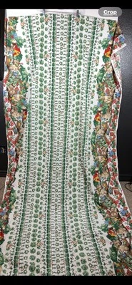 WILTON COURT Tablecloth Rabbits/Garden/Plants 98 X 58" Easter/Cottagecore - Image 1 of 4