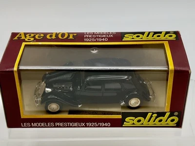 Solido Citroen 15 CV 1938 1/43 Scale Metal Model No. 32 -NOS From Collection - Image 1 of 4