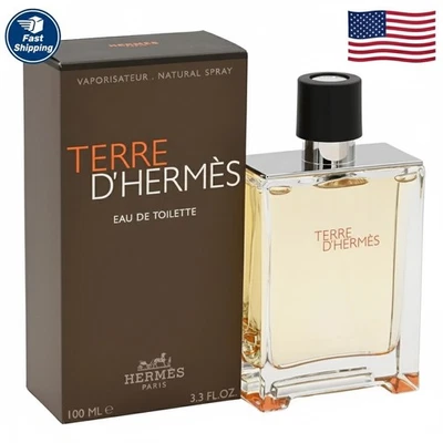 Terre D' Hermes por Hermes para Hombre Eau de Toilette Spray Colonia 1.7oz Nuevo Foto 1 de 4