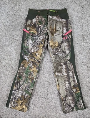 Under Armour Real Tree GoldGear Pants Women 4 Camo Scent Control Hunting Outdoor - Image 1 of 4