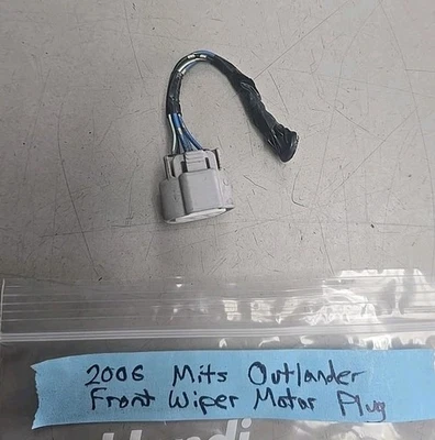 Enchufe motor limpiaparabrisas delantero Mitsubishi Outlander 2006 Foto 1 de 3