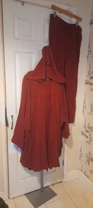 Kasbah Morocco Outfit, Tunic Trousers & Jacket,Rust, Size 1/2 Large, Witchery .. - Picture 1 of 22