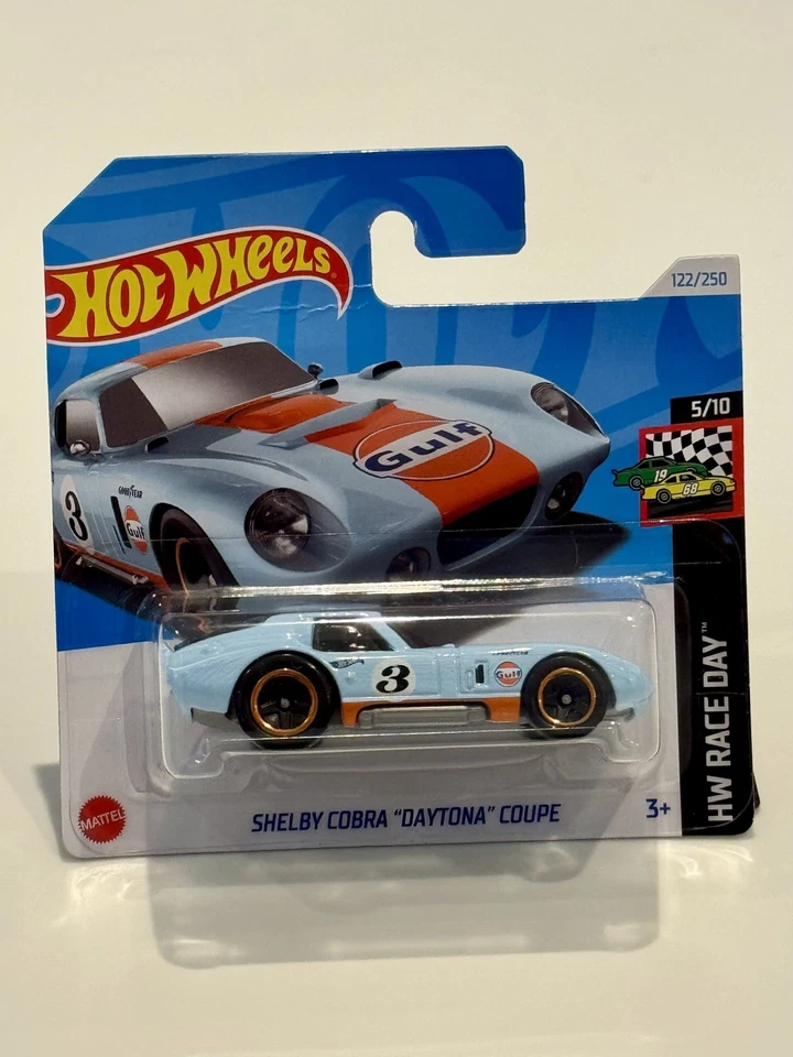 Hot Wheels Shelby Cobra Daytona Coupe Gulf Rare Treasure Collectable BNIP - Image 1 of 1