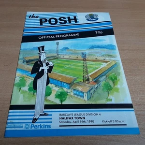 Peterborough United v Halifax Town (División 4) 14/4/1990 - Imagen 1 de 2