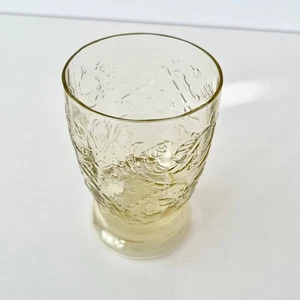 VTG Federal Juice Tumbler Cup Madrid Pattern Depression Glass Amber 1930s - Picture 1 of 8