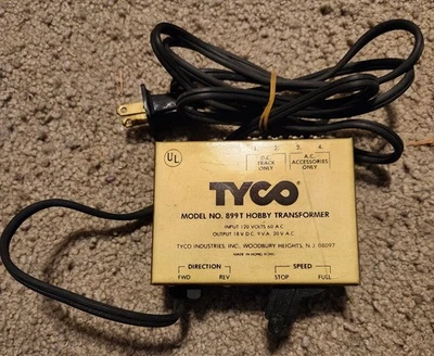 Tyco Model No. 899T Hobby Transformer Train Part HO Scale - Untested, SOLD AS IS - Image 1 of 2