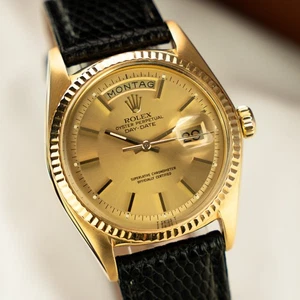Rolex Day-Date 1803 "Piepan" Vintage 18k - Box - Bild 1 von 19