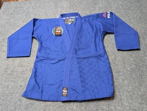 Fuji Sports Adult Double Weave Judo Kimono - Blue - Size 4 New with Tags - Picture 1 of 12