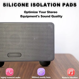 Silicone Shock absorbers Pad Vibration Damping Feet Pad Minimize Resonance - Picture 1 of 8