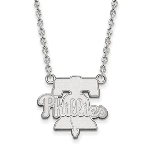 Philadelphia Phillies Liberty Bell Pendant 18" Necklace SS007PHI-18 $157.90 - Picture 1 of 1