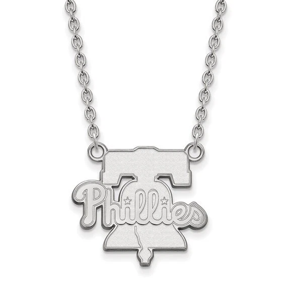 Philadelphia Phillies Liberty Bell Pendant 18" Necklace SS007PHI-18 $159.90 - Image 1 of 1