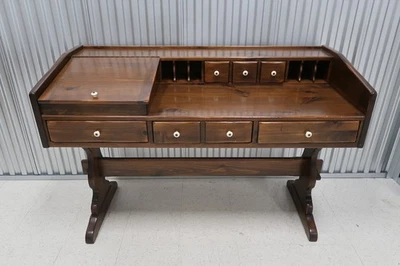 Escritorio con caballete de pino envejecido Ethan Allen Old Tavern # 12-9506 Foto 1 de 4