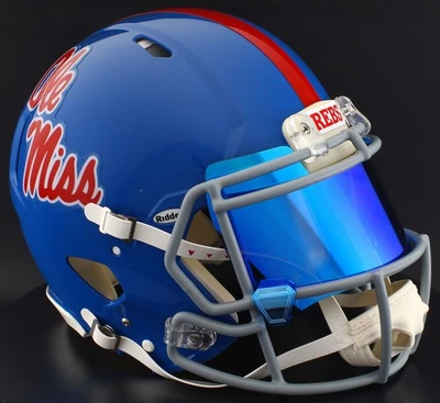 MISSISSIPPI OLE MISS REBELS NCAA Riddell Speed Full Size REPLICA Football Helmet - Image 1 of 4