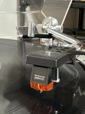 Technics 280C  EPC-86SM Cartridge Headshell with stylus working Tested 1 - Image 1 of 4